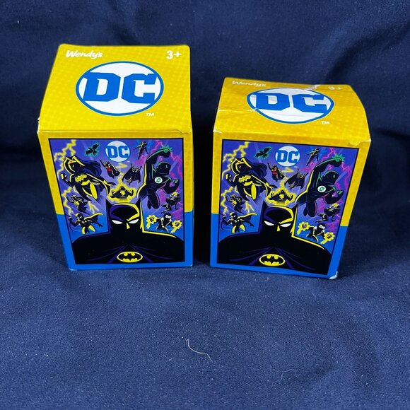 DC Other - DC Comics Wendys Kids Meal Collectible Figurines Set Of 2